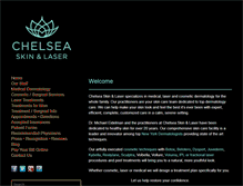 Tablet Screenshot of chelseaskincenter.com